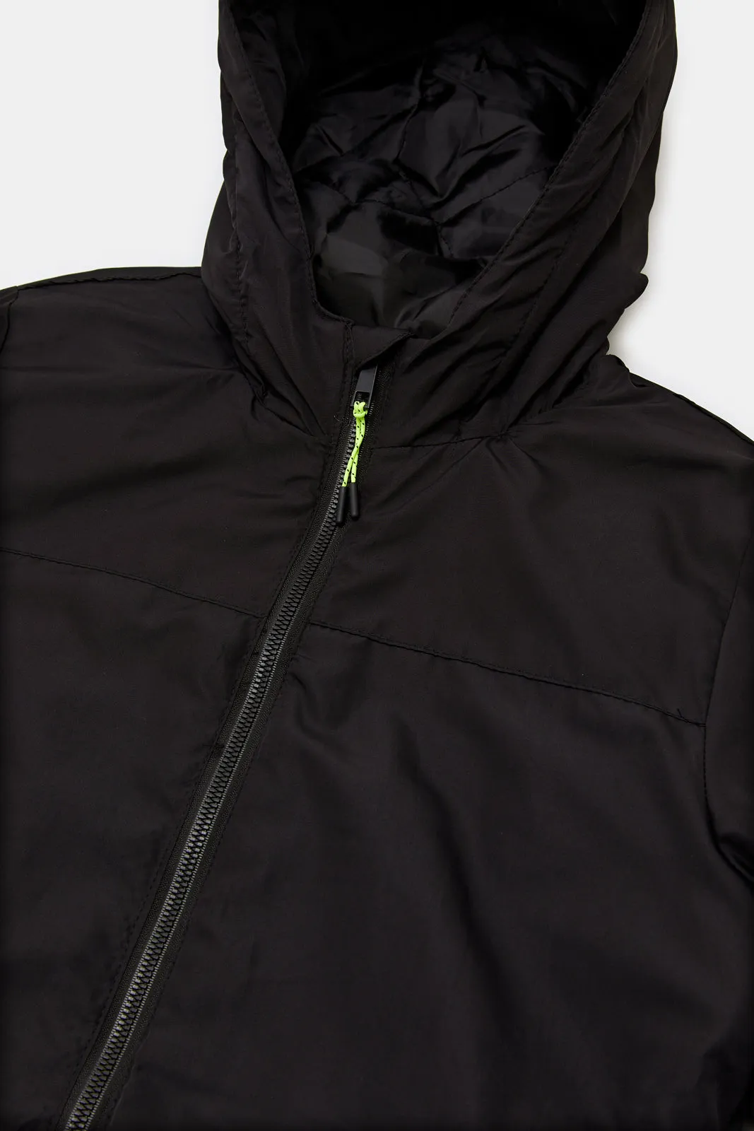 Senior Boys Black Bomber jacket