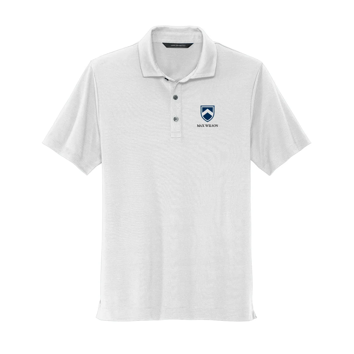 Sig Tau White Badge Polo