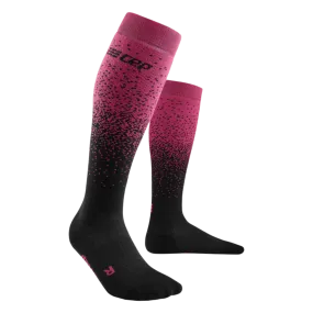Ski Snowfall Tall Compression Socks, Women