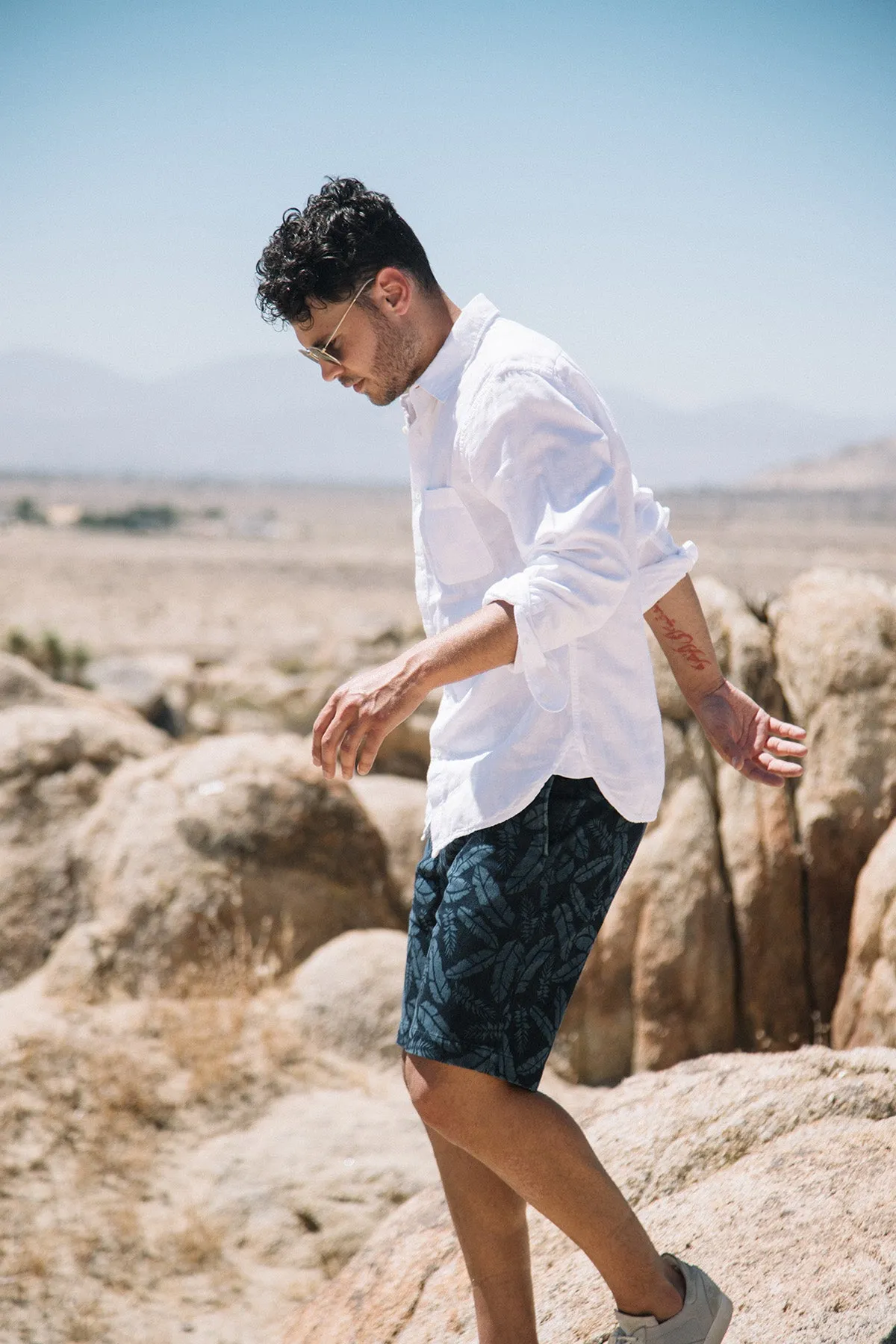 The Ripper Double Gauze Organic Cotton Shirt - White