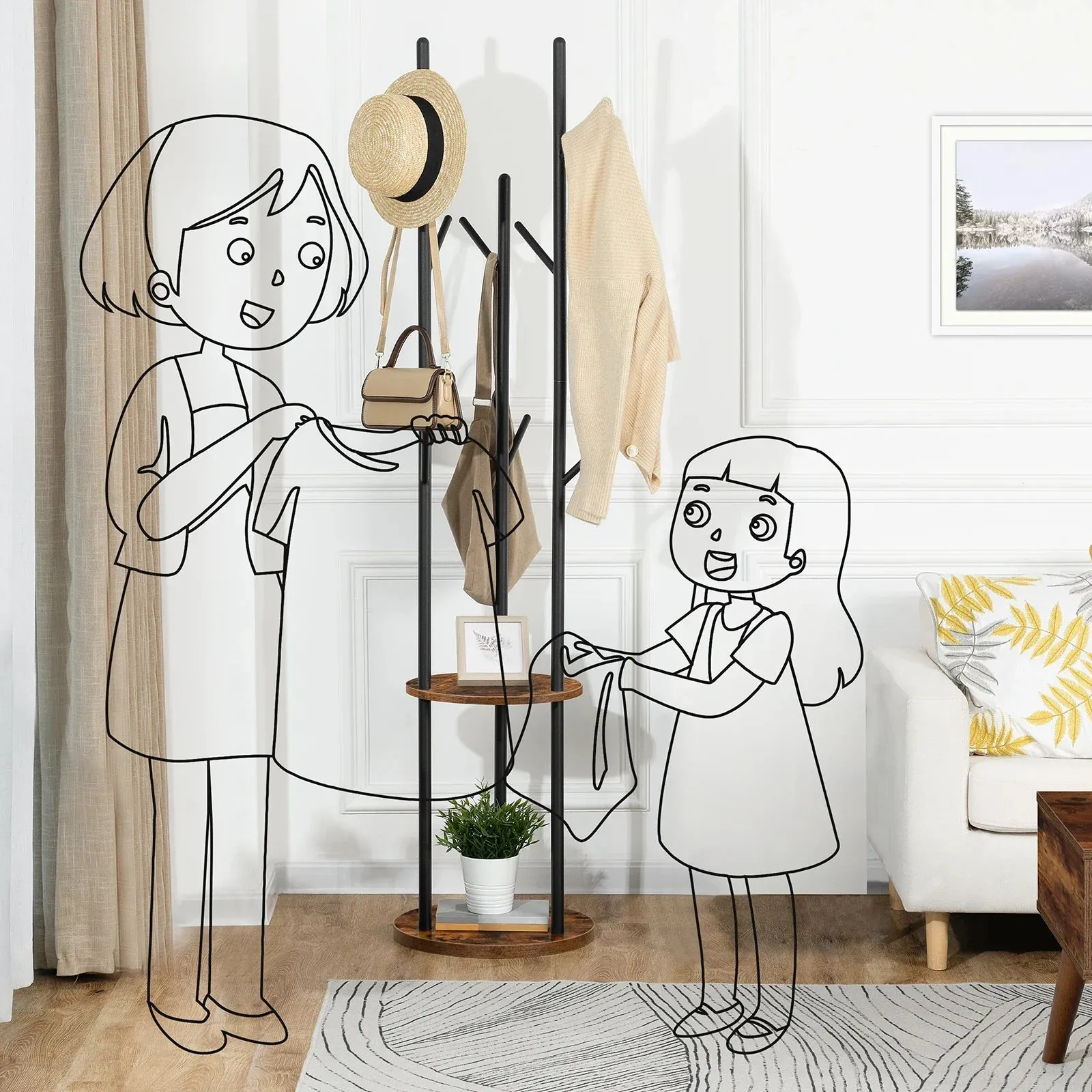 Thoughtful Design: The Ultimate Coat Rack Solution