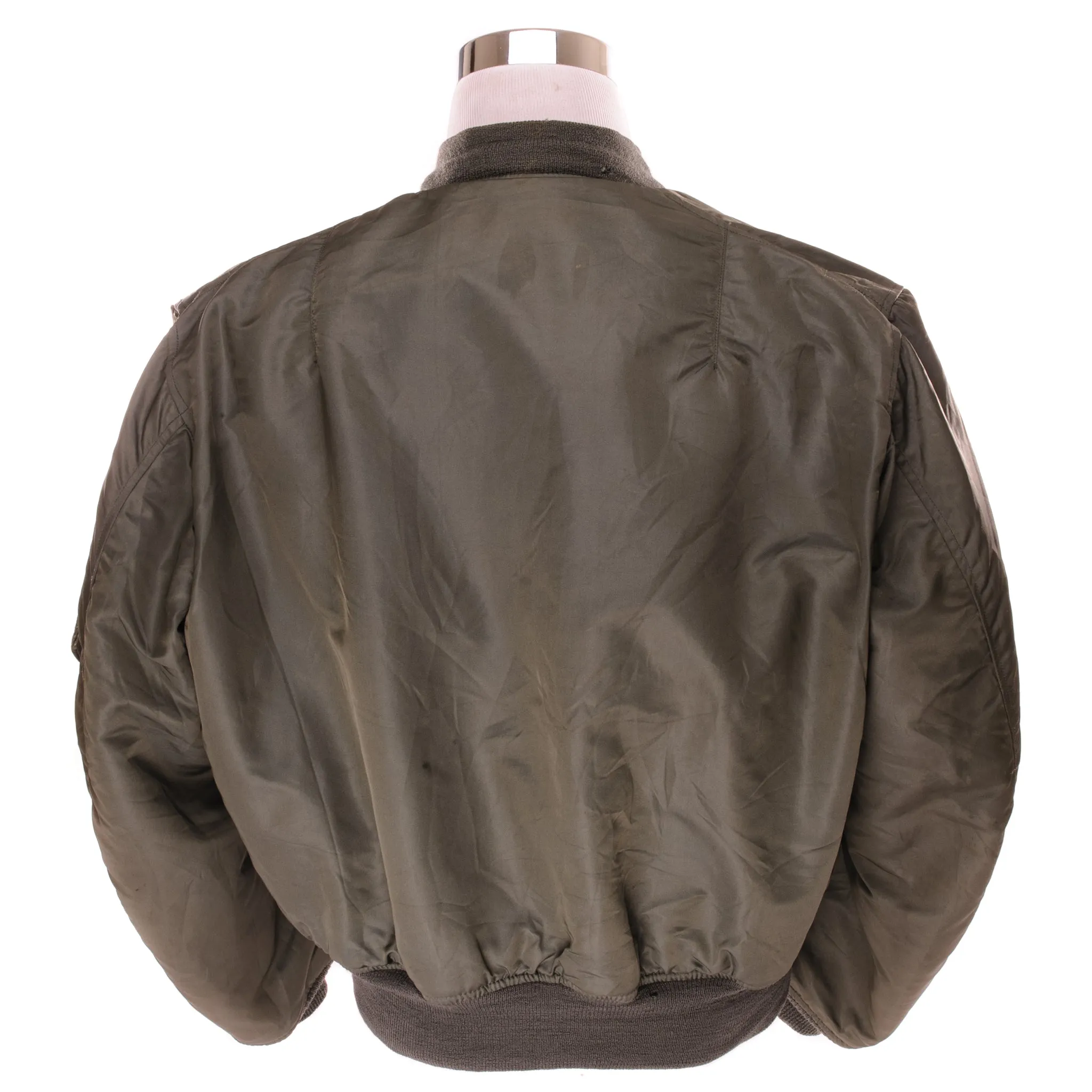 VINTAGE US AIR FORCE MA-1 FLIGHT JACKET 1968 VIETNAM WAR SIZE XL