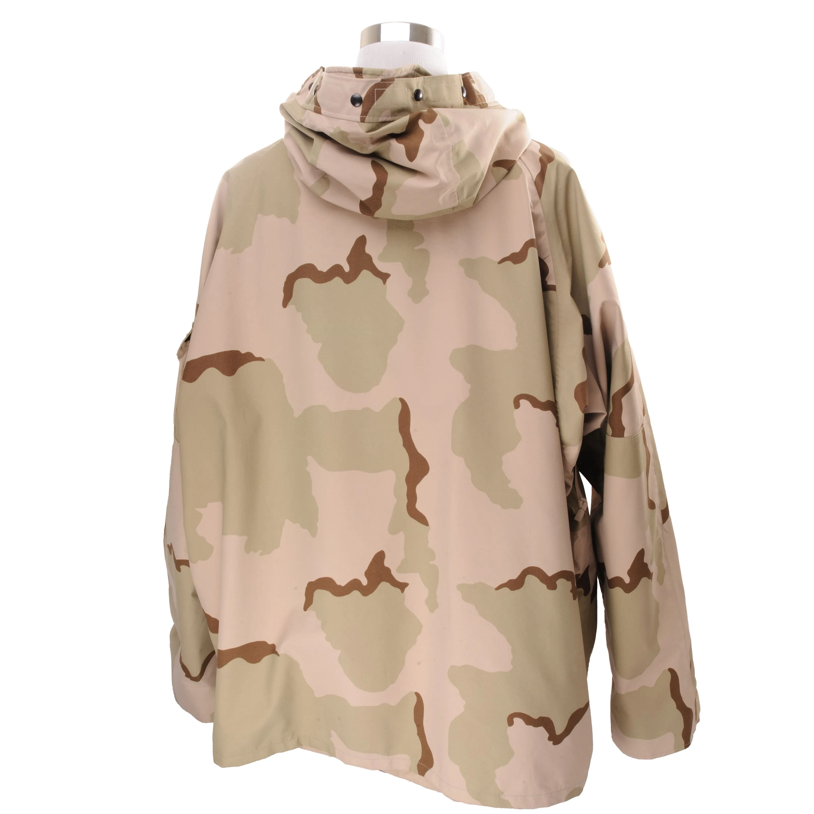 VINTAGE US ARMY ECWCS GORETEX PARKA DESERT CAMO 2000S SIZE 2XL