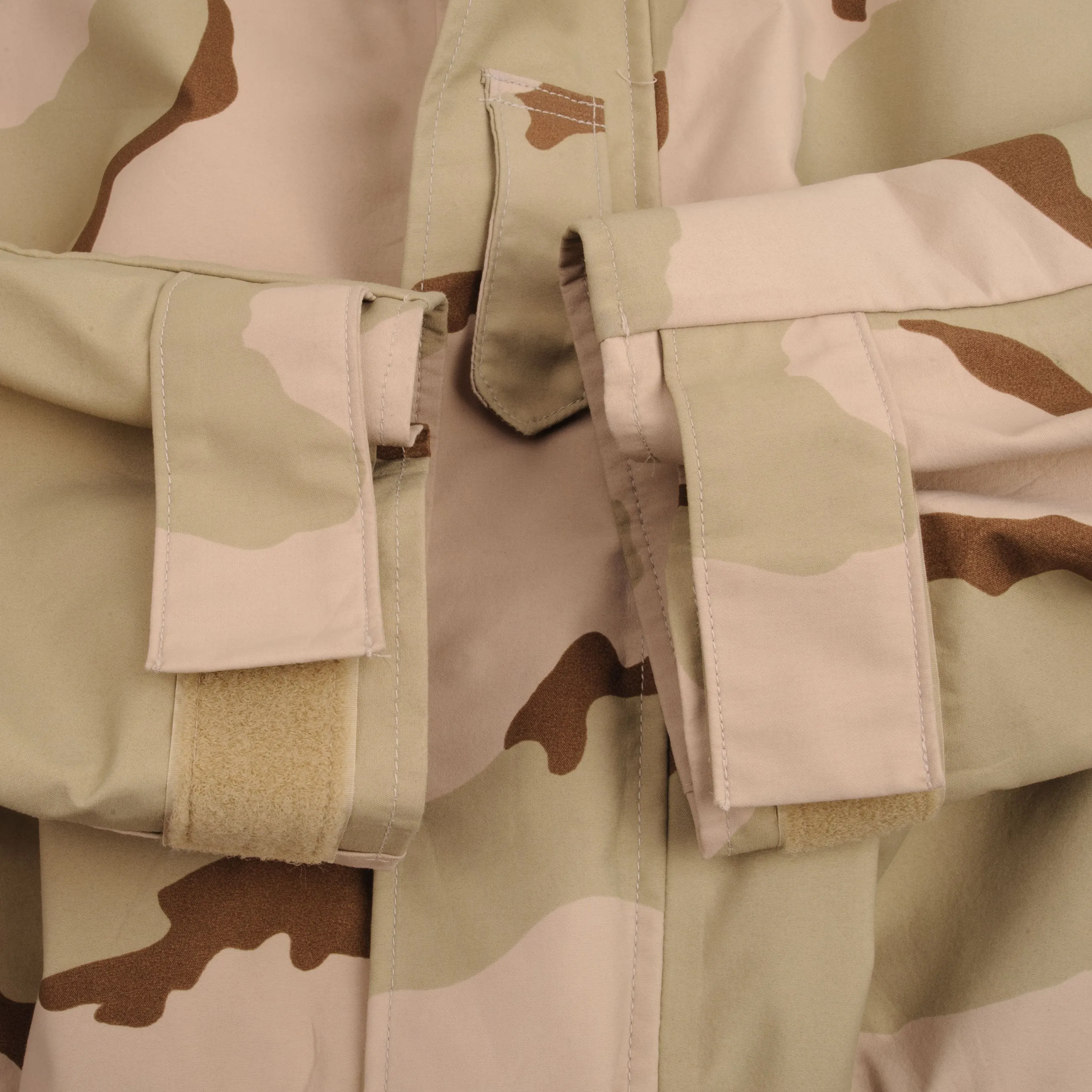 VINTAGE US ARMY ECWCS GORETEX PARKA DESERT CAMO 2000S SIZE 2XL