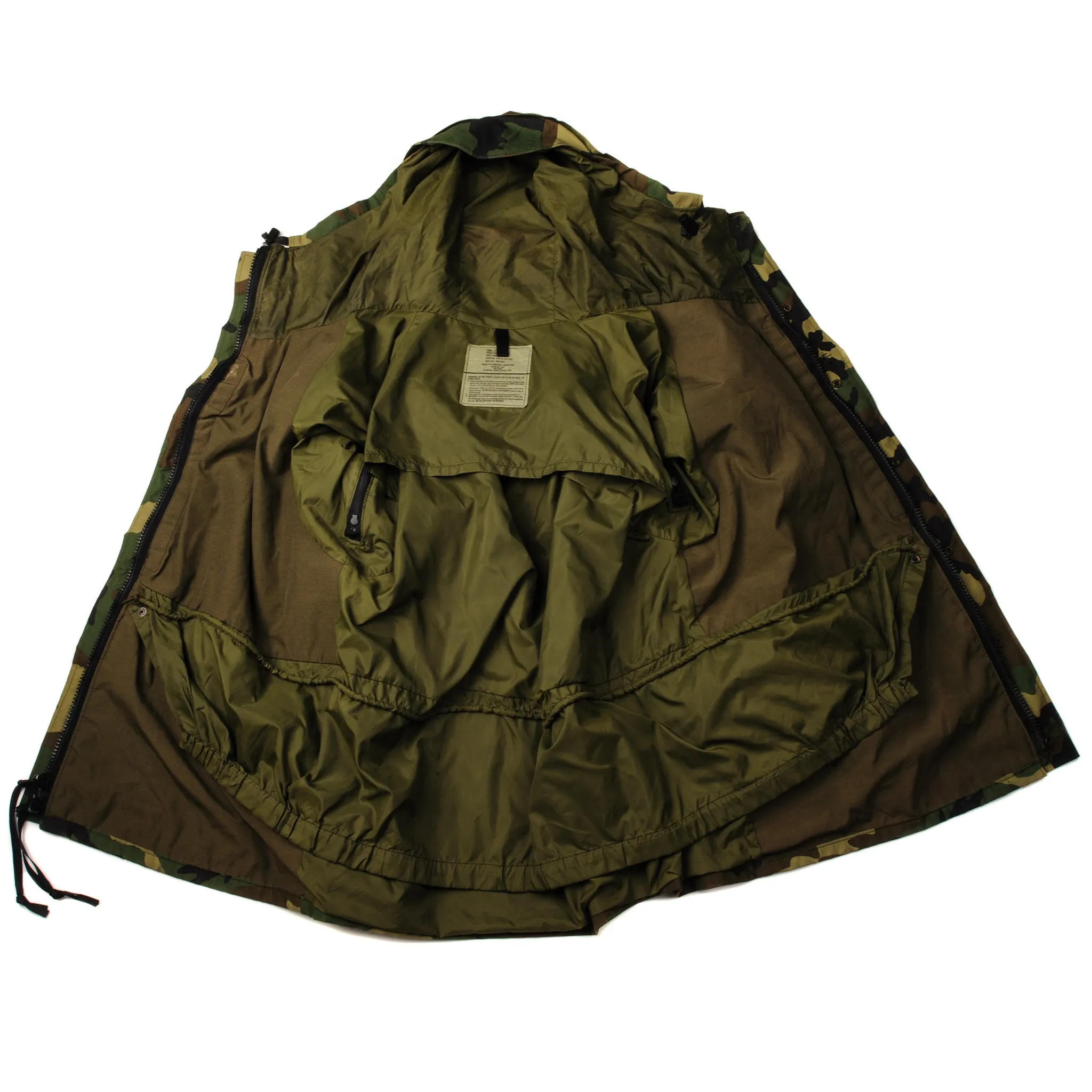 VINTAGE US ARMY ECWCS PARKA 1995 SIZE LARGE REGULAR GORE TEX