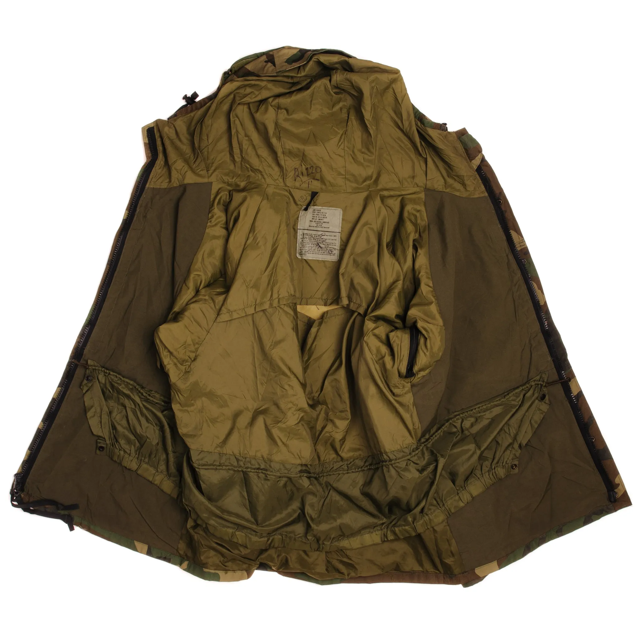 VINTAGE USAF ECWCS PARKA 1992 SIZE LARGE REGULAR GORE TEX