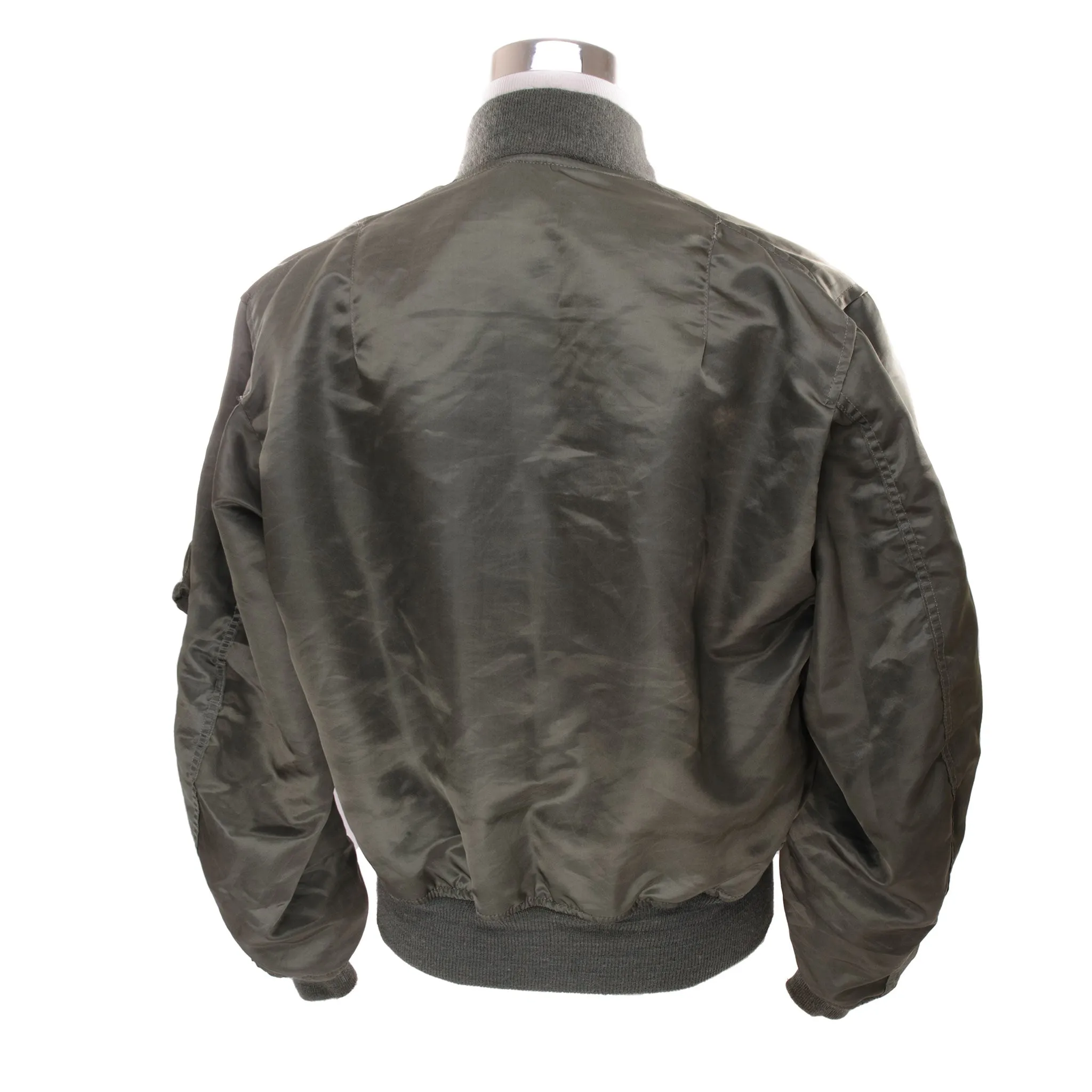 VINTAGE USAF US AIR FORCE FLIGHT JACKET MA-1 MA1 1960S VIETAM WAR SIZE LARGE