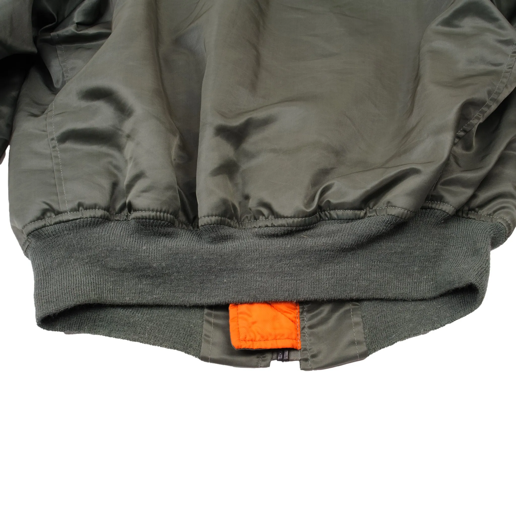 VINTAGE USAF US AIR FORCE FLIGHT JACKET MA-1 MA1 1960S VIETAM WAR SIZE LARGE
