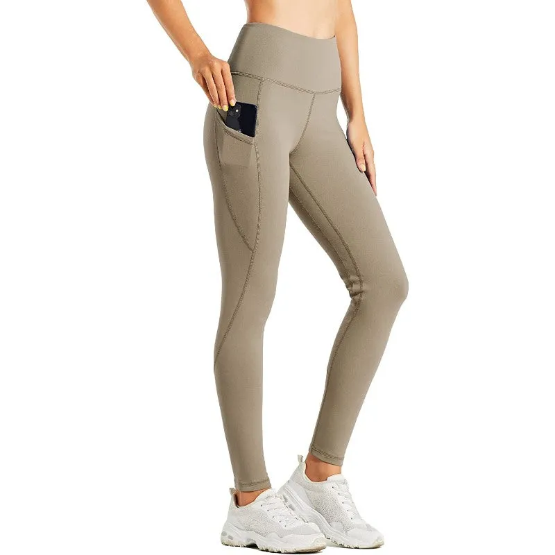 Women's Fleece Lined Leggings Water Resistant Thermal Winter Pants Hiking Yoga Running Tights High Waisted
