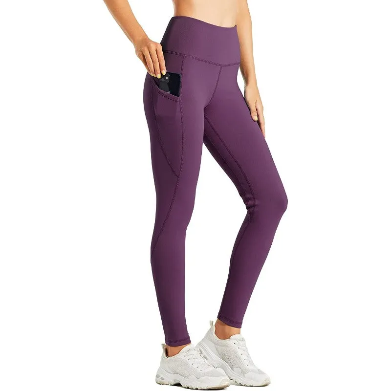 Women's Fleece Lined Leggings Water Resistant Thermal Winter Pants Hiking Yoga Running Tights High Waisted