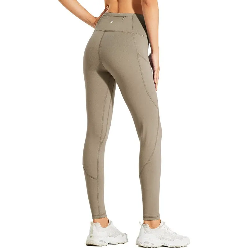 Women's Fleece Lined Leggings Water Resistant Thermal Winter Pants Hiking Yoga Running Tights High Waisted