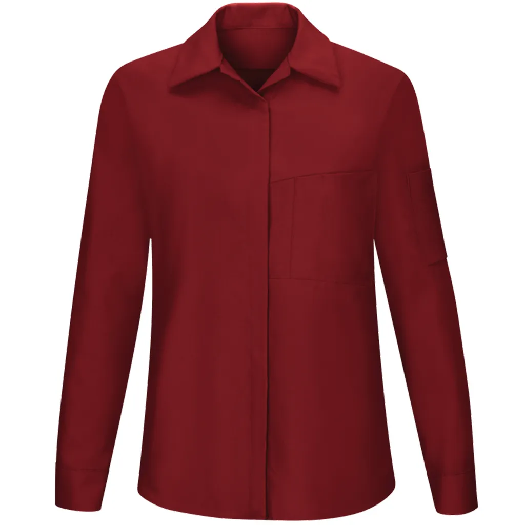 Women's Long Sleeve Performance Plus Shop Shirt with OilBlok Technology