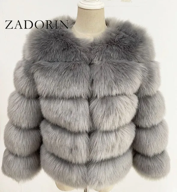 Women's Puffy Fur Coat