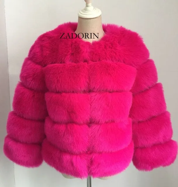 Women's Puffy Fur Coat