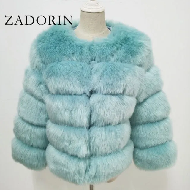 Women's Puffy Fur Coat