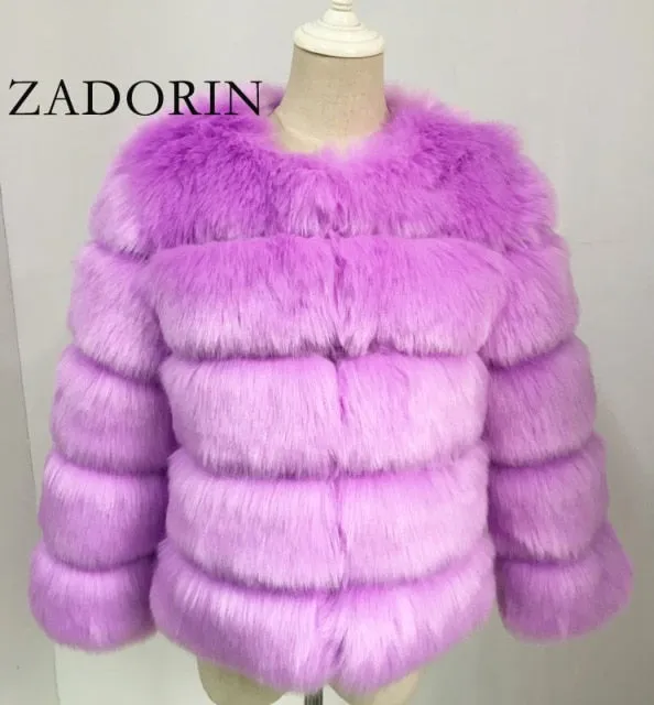Women's Puffy Fur Coat