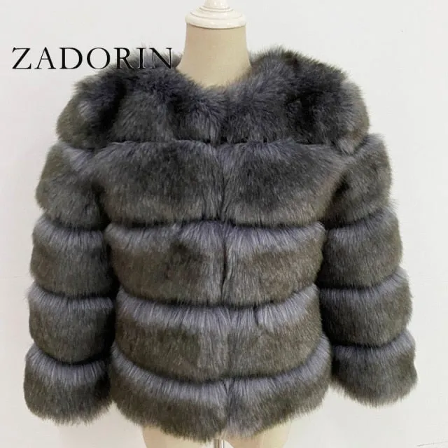 Women's Puffy Fur Coat