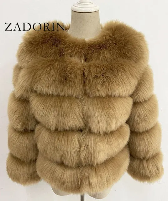 Women's Puffy Fur Coat