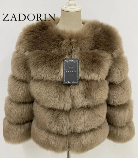 Women's Puffy Fur Coat