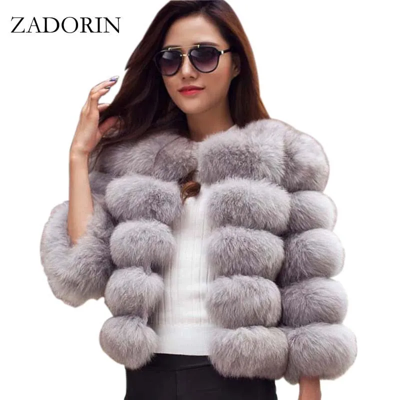 Women's Puffy Fur Coat