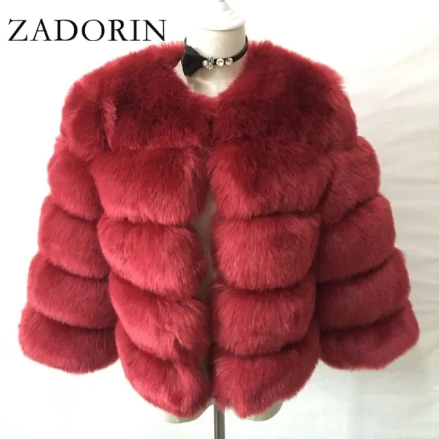 Women's Puffy Fur Coat