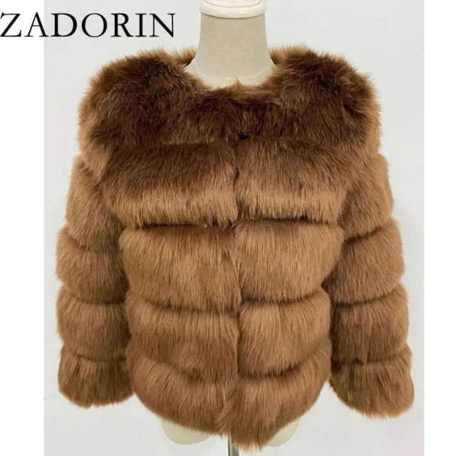 Women's Puffy Fur Coat