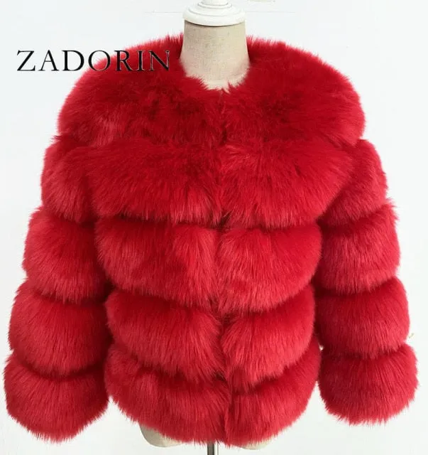 Women's Puffy Fur Coat