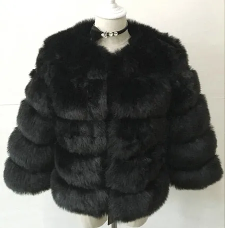 Women's Puffy Fur Coat